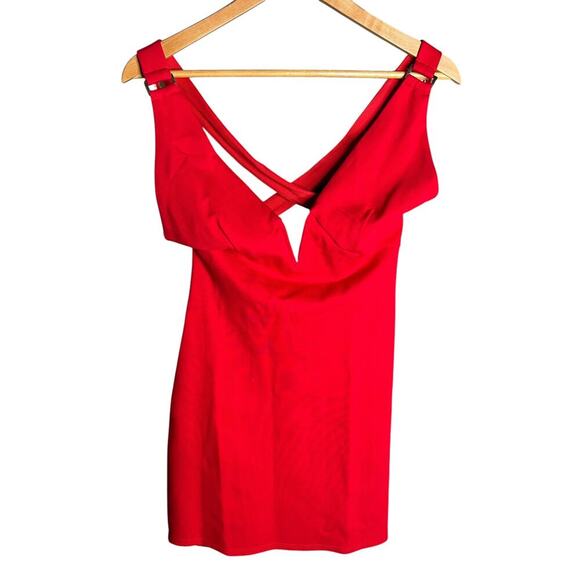 NBD Out of Touch Dress Red Size S - Picture 6 of 8